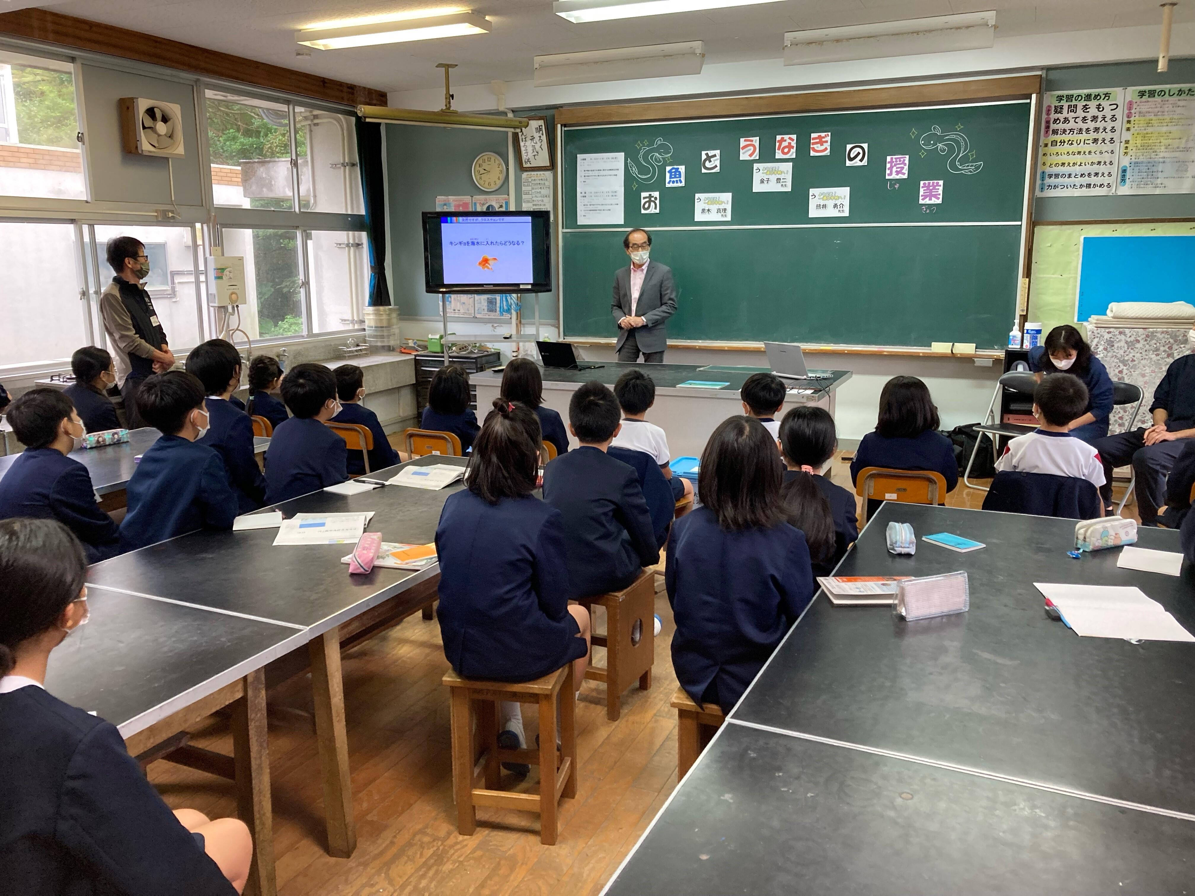 【出前授業】屋久島町立一湊小学校、屋久島町立中央中学校